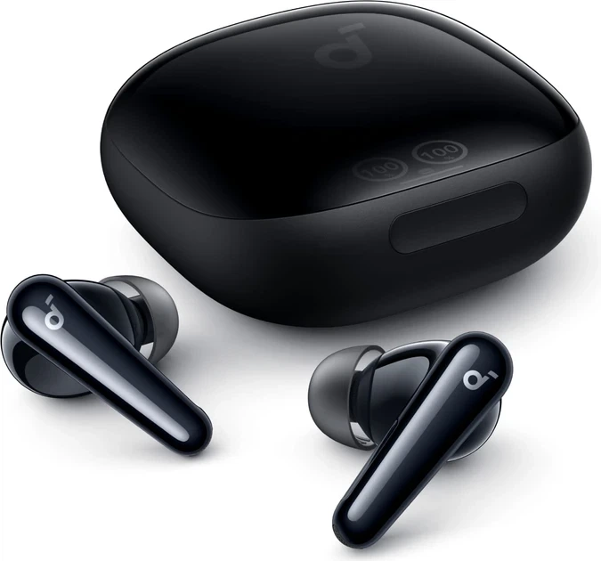 Безпровідні навушники Anker Soundcore Liberty 4 Pro, Black, Hi-Res, ANC Adaptive, LDAC, ACAA, 40H, IPX5, Bluetooth 5.3 - Фото 5 Безпровідні навушники Anker Soundcore Liberty 4 Pro, Black, Hi-Res, ANC Adaptive, LDAC, ACAA, 40H, IPX5, Bluetooth 5.3 - зображення 5