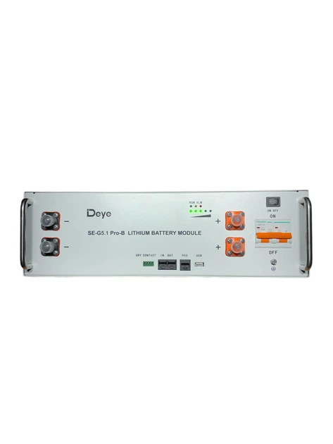 Батарея Deye SE-G5.1-Pro-B LifePO4 5.1kWh 48V 16S 100Ah - Фото 2 Батарея Deye SE-G5.1-Pro-B LifePO4 5.1kWh 48V 16S 100Ah - изображение 2