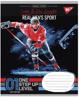 Набор тетрадей 18л. клетка YES Real sport, уп.25шт. (765832) - Фото 6 Набор тетрадей 18л. клетка YES Real sport, уп.25шт. (765832) - изображение 6