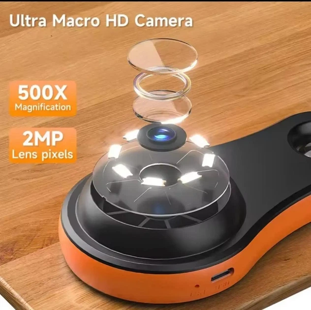 Цифровой микроскоп 500X, 1080P - изображение 3