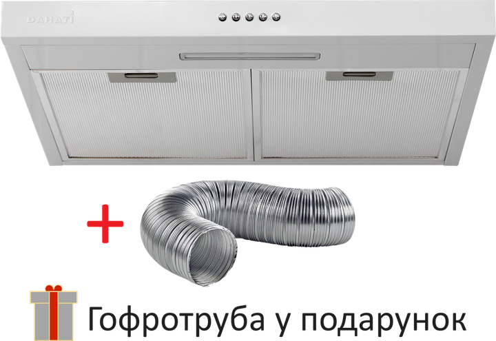 Вытяжка DAHATI CH-500W с гофротрубой - изображение 5