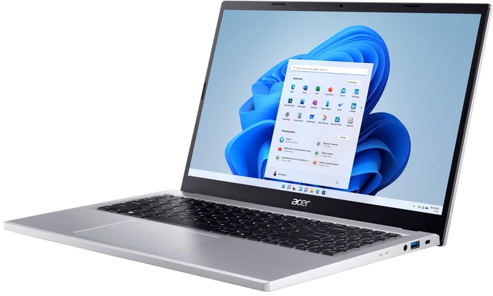 Laptop Acer Aspire Go 15 AG15-32P-34G9 ( AG15-32P-39R2DX_384SSD) Pure Silver - obraz 2