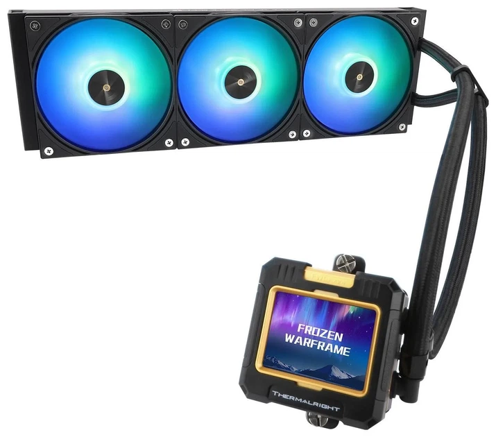 Chłodzenie wodne Thermalright Frozen Warframe 360ARGB Black (0814256017015) - obraz 2