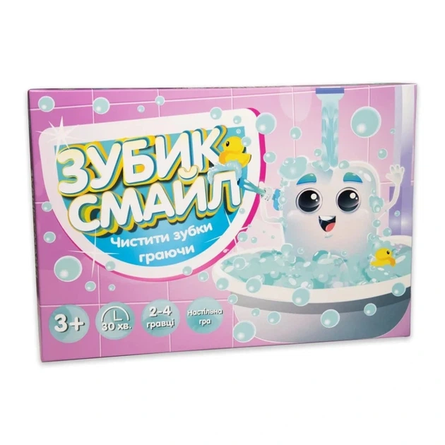 Настільна гра "Зубик Смайл" 30398 українською мовою - Фото 1 Настільна гра "Зубик Смайл" 30398 українською мовою - изображение 1