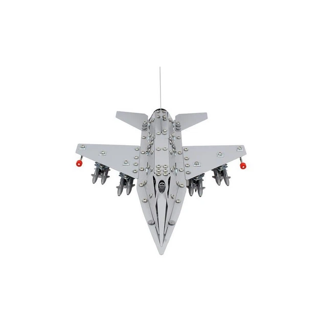 Дитячий металевий конструктор "Винищувач F16" 9598TXK 430 деталей - зображення 4
