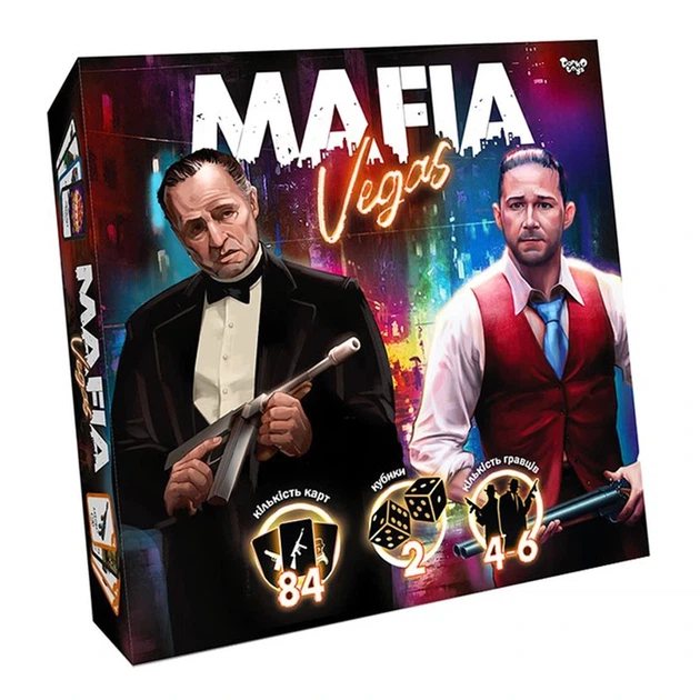 Настільна гра MAFIA. Vegas MAF-02-01U укр - Фото 1 Настільна гра MAFIA. Vegas MAF-02-01U укр - изображение 1