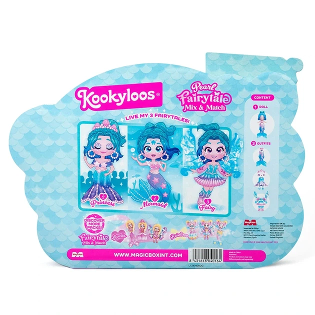 Ігровий набір з лялькою KOOKYLOOS серії "Fairytale" - ПЕРЛ - зображення 8