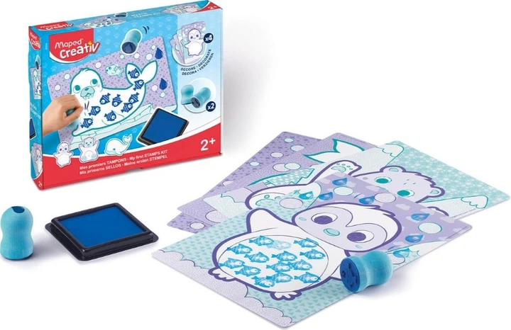 Набір для творчості Maped Creativ Штамповані тваринки 907042 (3154149070428) - зображення 2