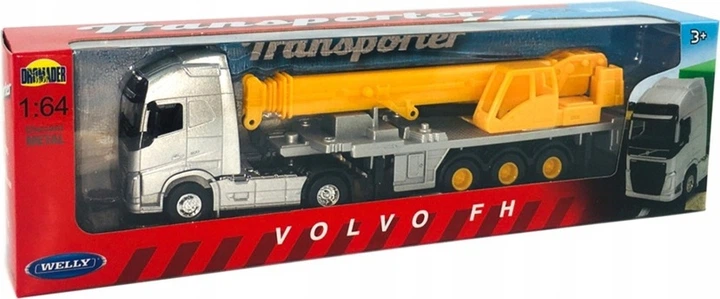 Вантажівка Welly Volvo FH з краном 58055 (4891761580551) - зображення 2