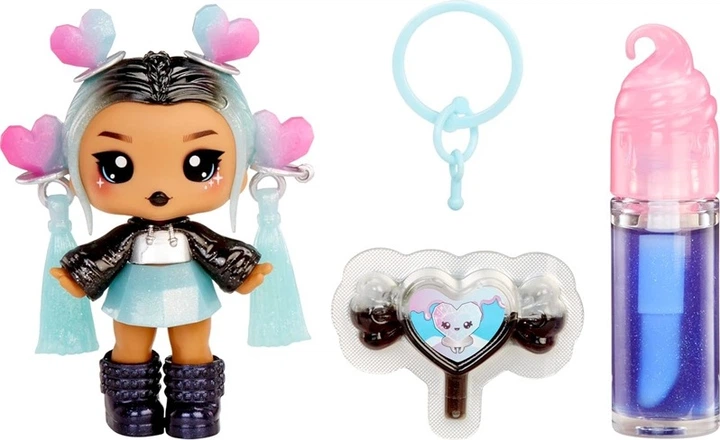 Lalka MGA Yummiland Sour Sweeties Nina Heartpop z zestawem do tworzenia błyszczyka 10 cm 54586 (305051545866) - obraz 3