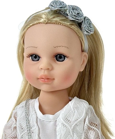 Лялька Adar блондинка в бордовій спідниці говорить і співає польською мовою 38 см 61551 (5901271615519) - зображення 3