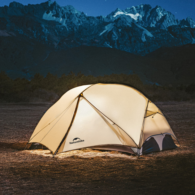 Палатка одноместная ультралегкая Naturehike Mongar UL CNK2550WS016, коричневая - изображение 4