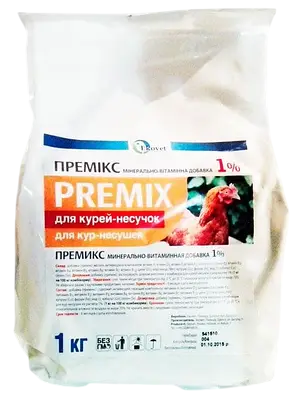 Премикс Эковет 1 кг для кур-несушек - Фото 2 Премикс Эковет 1 кг для кур-несушек - изображение 2