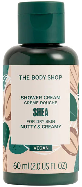 Подарунковий набір The Body Shop Shea Крем для душу 60 мл + Олія для тіла 50 мл + Бальзам для рук 30 мл + Косметичка (5028197472641) - зображення 2