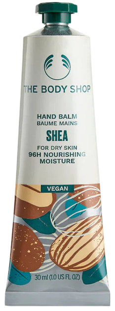 Подарунковий набір The Body Shop Shea Крем для душу 60 мл + Олія для тіла 50 мл + Бальзам для рук 30 мл + Косметичка (5028197472641) - зображення 3