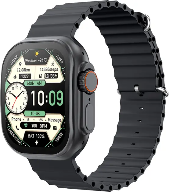 Смарт годинник ULTRA 1-1 Smart Watch 49mm зелений pan14411/4 - Фото 3 Смарт годинник ULTRA 1-1 Smart Watch 49mm зелений pan14411/4 - изображение 3