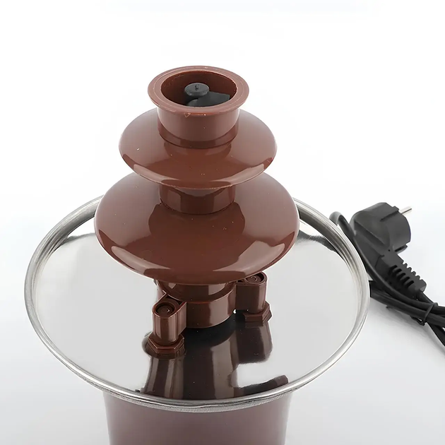 Шоколадный мини-фонтан Chocolate Magic для фондю 22 см - изображение 4