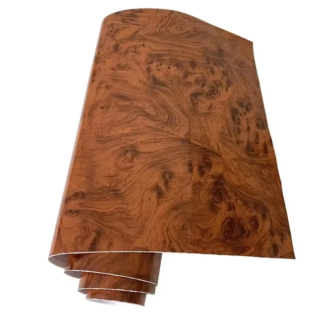 Виниловая пленка из углеродного волокна для авто ширина 30 см длина 120 см Wood Grain - изображение 3