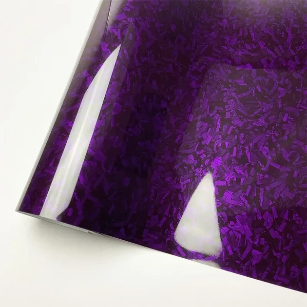 Защитная виниловая пленка для авто ширина 30 см длина 150 см Purple Forged Carbon - Фото 3 Защитная виниловая пленка для авто ширина 30 см длина 150 см Purple Forged Carbon - изображение 3