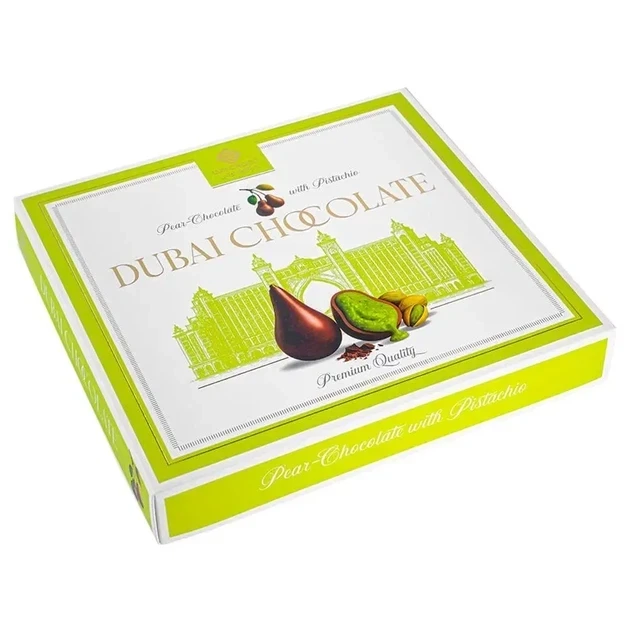 Дубайские конфеты Lux Choco «Груша с фисташкой» 175 г - Фото 1 Дубайские конфеты Lux Choco «Груша с фисташкой» 175 г - изображение 1