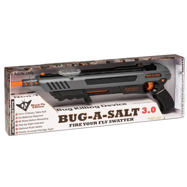 Сольова гвинтівка для полювання на комах Bug-A-Salt 3.0 - Чорна - изображение 5