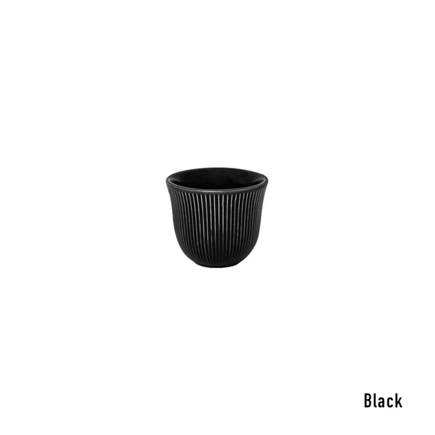 Чашка Loveramics Brewers Embossed Tasting Cup, 150 мл, фарфорова, термостійка, для латте-арту, чорна(KN_EDE49100F282) - зображення 2