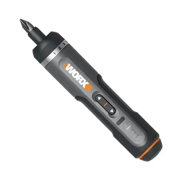 Аккумуляторная отвертка Worx WX242 с набором из 30 Бит в кейсе - изображение 2