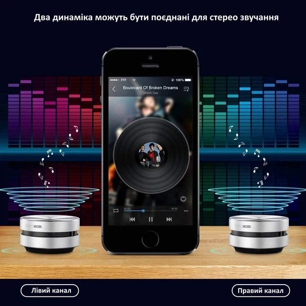 Портативная виброколонка Dura Mobi Humbird Black - беспроводная Bluetooth-колонка с присоской, водостойкий корпус, мощный звук - изображение 8