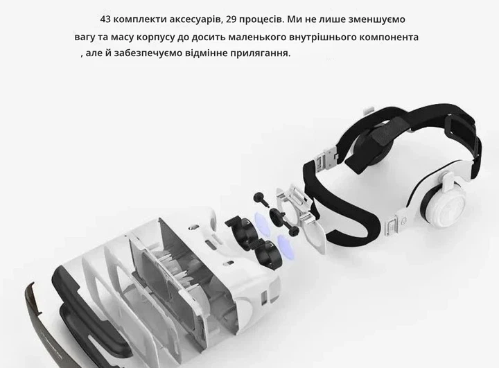 VR очки Shinecon SC-G06EB+ с геймпадом Mocute 053 - гарнитура виртуальной реальности со встроенными Bluetooth наушниками - изображение 5