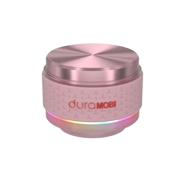 Виброколонка Dura Mobi Humbird Pro Pink - портативная Bluetooth-колонка с RGB-подсветкой и присоской, вибрационный динамик - изображение 2