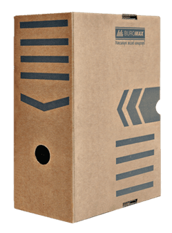 Бокс архівний картонний 15см BUROMAX 3262-34 крафт /BM.3262-34/ - Фото 1 Бокс архівний картонний 15см BUROMAX 3262-34 крафт /BM.3262-34/ - изображение 1