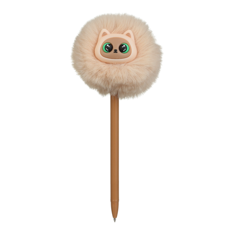 Ручка кулькова ZiBi KIDS Line 2021 FLUFFY BIG CAT 0,7 мм синя (16) /ZB.2021/ - зображення 4