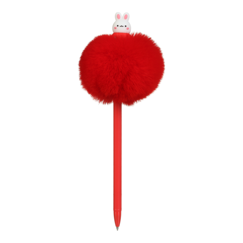 Ручка кулькова ZiBi KIDS Line 2005 FLUFFY BANNY 0,7 мм синя (16) /ZB.2005/ - зображення 5