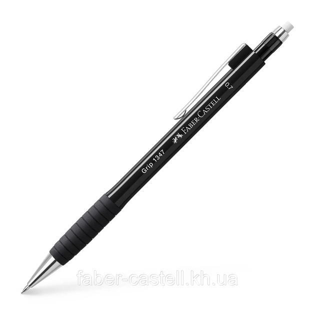 Олівець хутро. 0,7мм Faber-Castell, GRIP, 134799 black /134799/ - Фото 2 Олівець хутро. 0,7мм Faber-Castell, GRIP, 134799 black /134799/ - зображення 2