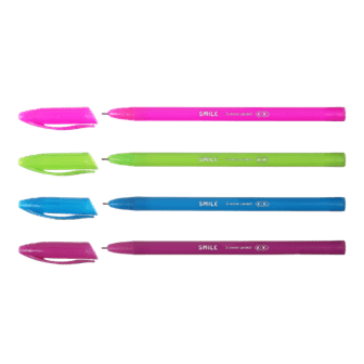 Ручка масляна ZiBi KIDS Line 2262-01 0,5 мм синя, корпус асорті (50), /ZB.2262-01/ - зображення 2