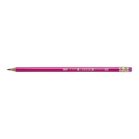 Олівець графітовий ZiBi 2319 HB METALLIC з гумкою, пластиковий (144) /ZB.2319/ - изображение 7