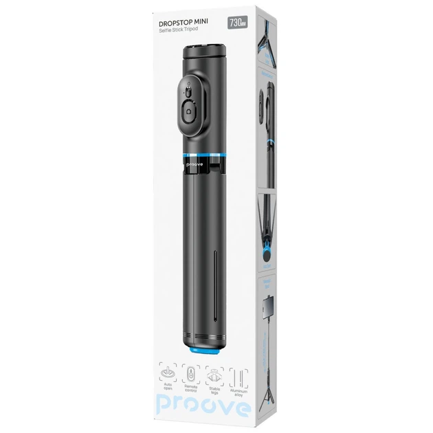 Штатив Proove DropStop Mini (730mm) black - зображення 2