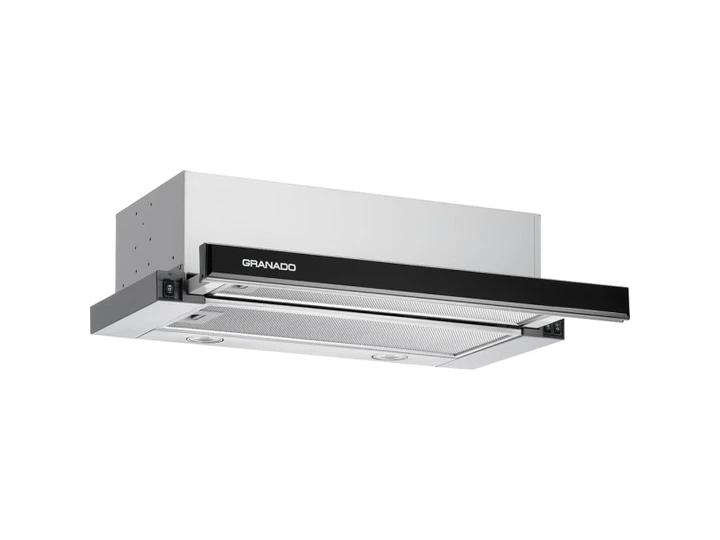 Витяжка телескопічна GRANADO Telde 603-700 Inox black glass - изображение 2