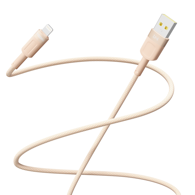 USB YOKI STYLE YK-ST41 Lightning 2.4A 1.2m Оранжевый - изображение 3