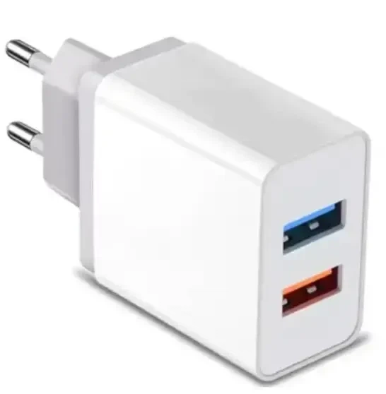 Сетевое зарядное устройство 2 USB 2.4A с функцией быстрой зарядки AR 001 4757 - Фото 1 Сетевое зарядное устройство 2 USB 2.4A с функцией быстрой зарядки AR 001 4757 - изображение 1