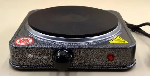 Электроплита Domotec MS-5811 дисковая плита на одну конфорку настольная электроплита 1500W 6812 - изображение 9
