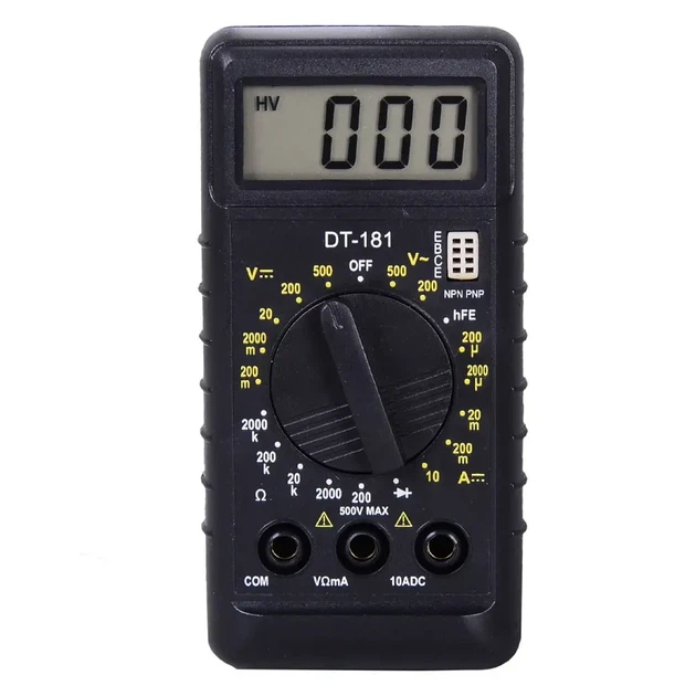 Универсальный мультиметр Digital DT-181 цифровой тестер напряжения 1021 - изображение 4