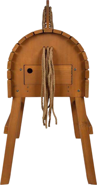 Дерев'яний коник Small Foot З схованкою і вуздечкою Коричневий (4020972126665) - зображення 2