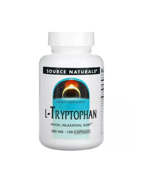 L-Триптофан Source Naturals 500 мг - 120 кап 20206200 - Фото 1 L-Триптофан Source Naturals 500 мг - 120 кап 20206200 - изображение 1