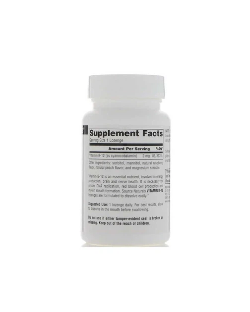 Витамин B12 Source Naturals 2000 мкг - 100 шт 20190004 - изображение 2