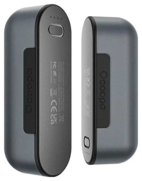 Powerbank Ocoopa UT2s 10000 mAh Gray (6975292221119) - obraz 1