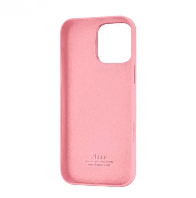 Чехол для iPhone 16 Pro Max силиконовый Soft-touch Silicone Case Full Size (AA) Light Pink - Фото 2 Чехол для iPhone 16 Pro Max силиконовый Soft-touch Silicone Case Full Size (AA) Light Pink - изображение 2