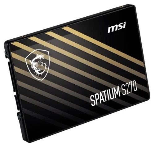 Твердотельный накопитель SSD 480Gb, MSI Spatium S270, SATA3, 2.5" (S78-440E350-P83) - изображение 3