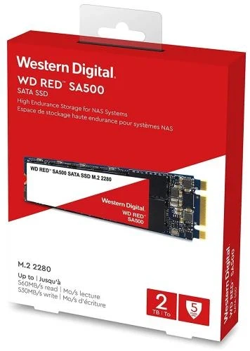 Твердотельный накопитель SSD 2Tb, Western Digital Red SA500, SATA3, M.2 (WDS200T1R0B) - изображение 3