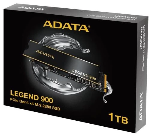 Твердотельный накопитель SSD 1Tb, ADATA LEGEND 900, PCI-E 4.0 x4, M.2 2280 (SLEG-900-1TCS) - изображение 7